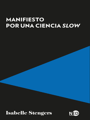 cover image of Manifiesto por una ciencia slow